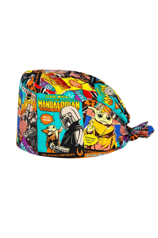 Calot de bloc tissu à motifs – Multicolore à motif Star Wars Mandalorian