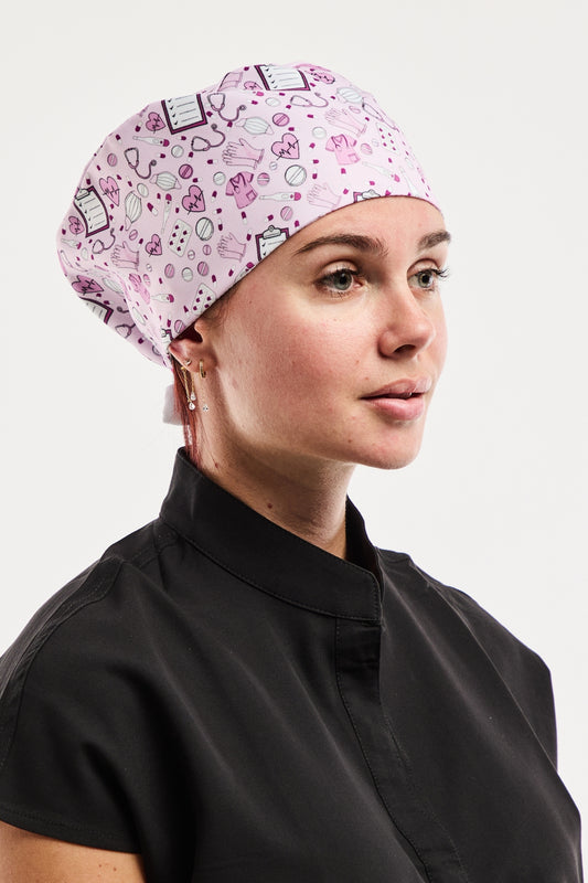 Calot de bloc – Accessoires médicaux roses