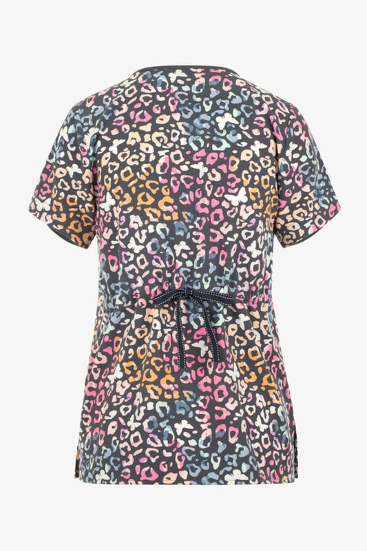 Blouse médicale - Léopard coloré
