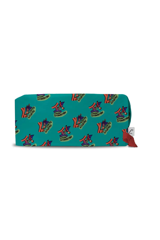 Calot de bloc – Vert turquoise à motifs cardio