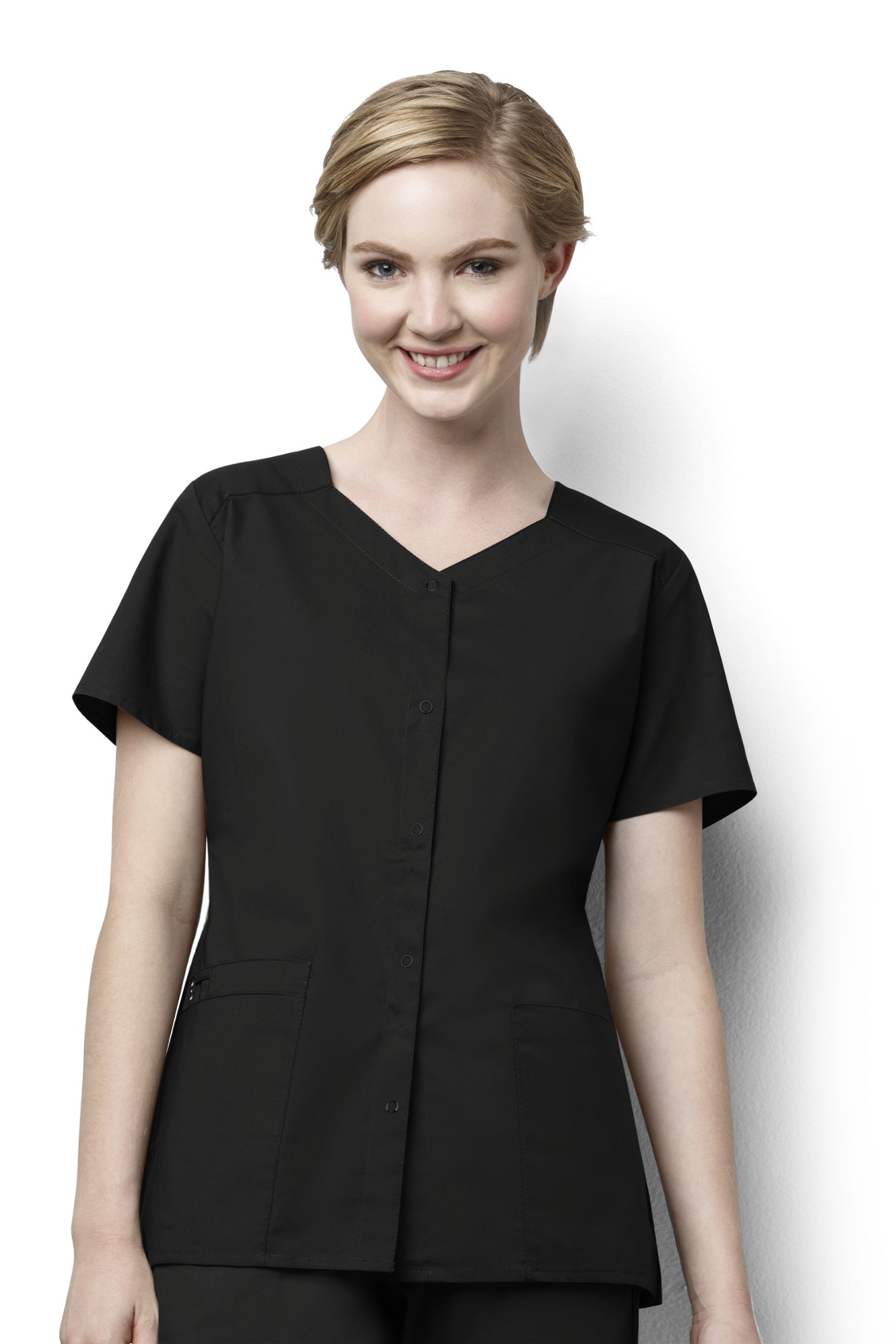 Camélia - Blouse médicale - Femme - Noir / XXS