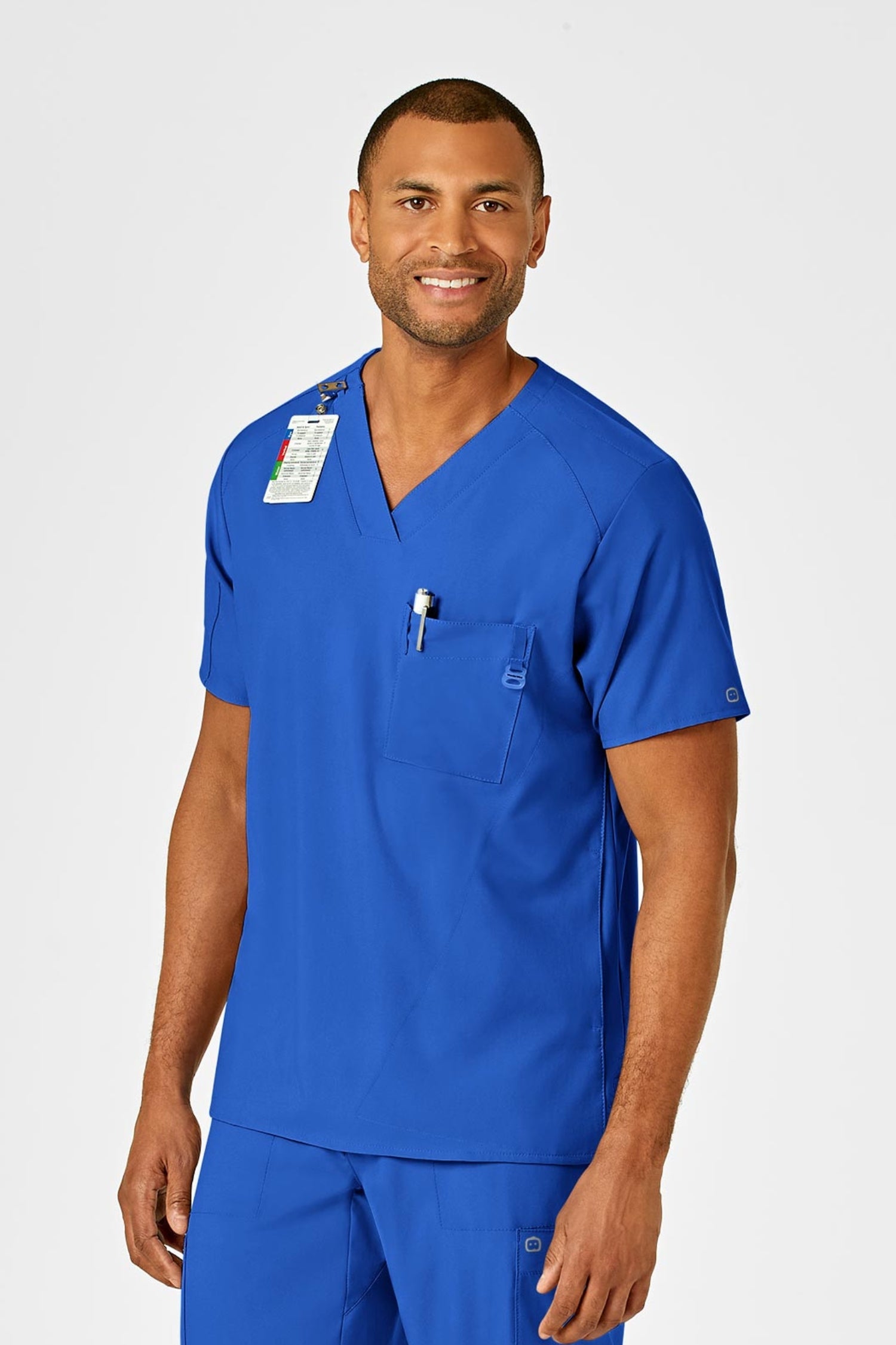 Bravo W123 - Blouse médicale - Homme - Bleu royal / XS