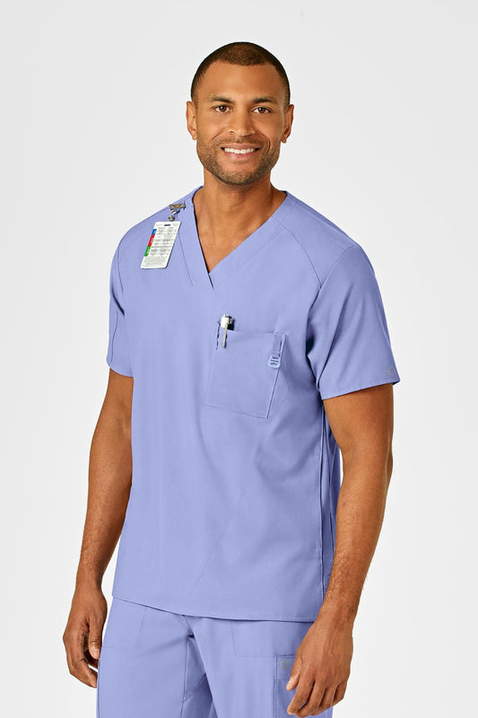 Bravo W123 - Blouse médicale - Homme - Bleu ciel / XS