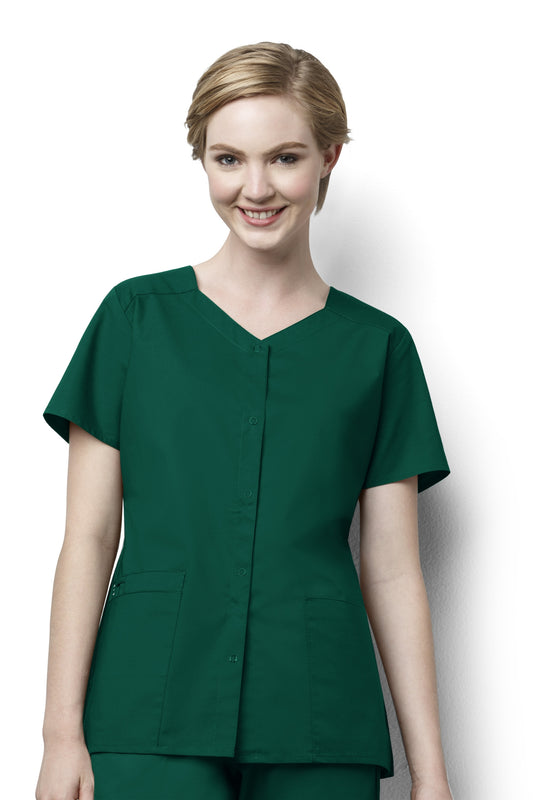 Camélia - Blouse médicale - Femme - Vert / XXS