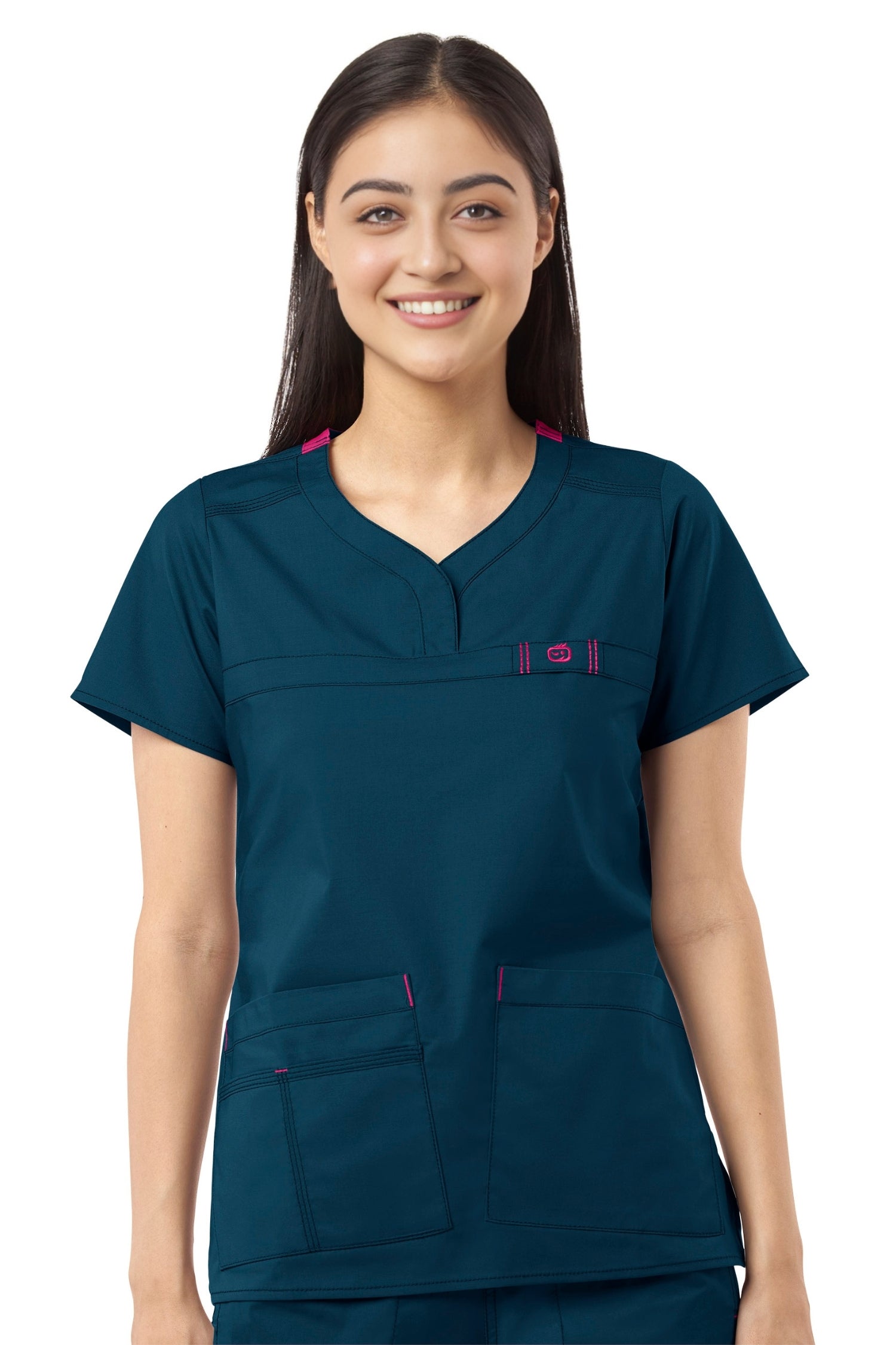 Flex - Blouse médicale - Femme - Bleu Caraïbes / XXS