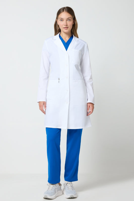 Blouse Blanche Médicale Femme CK Project Lab – Coupe Modern Classic 3 Poches - 94 cm