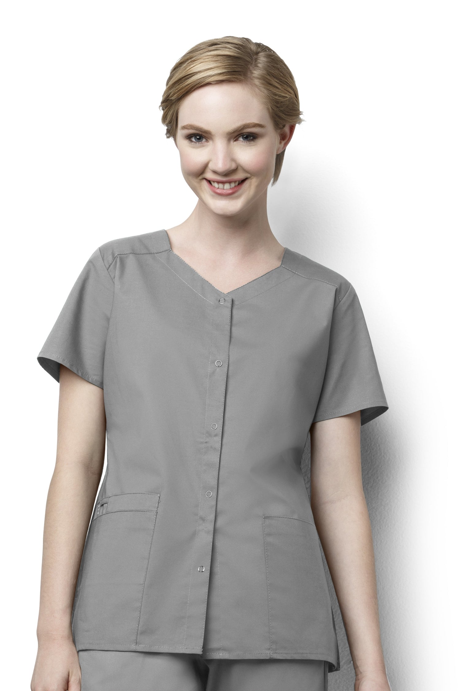 Camélia - Blouse médicale - Femme - Gris / XXS