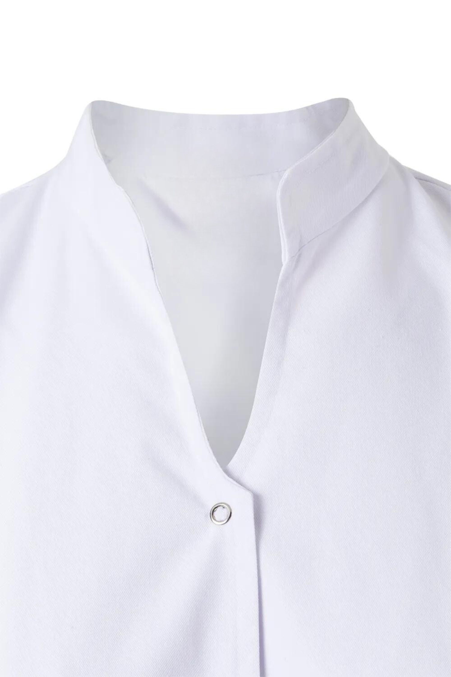 Blouse médicale Célia avec v-neck, coupe confortable et fentes latérales