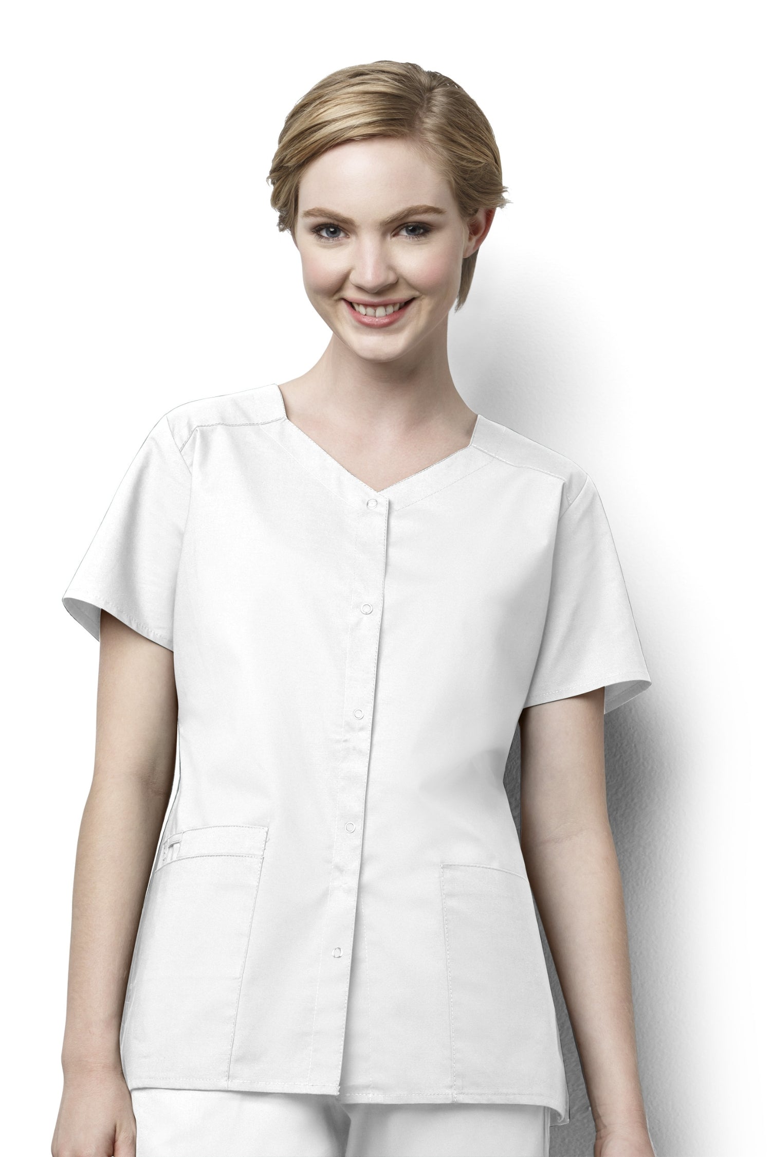 Camélia - Blouse médicale - Femme - Blanc / XXS