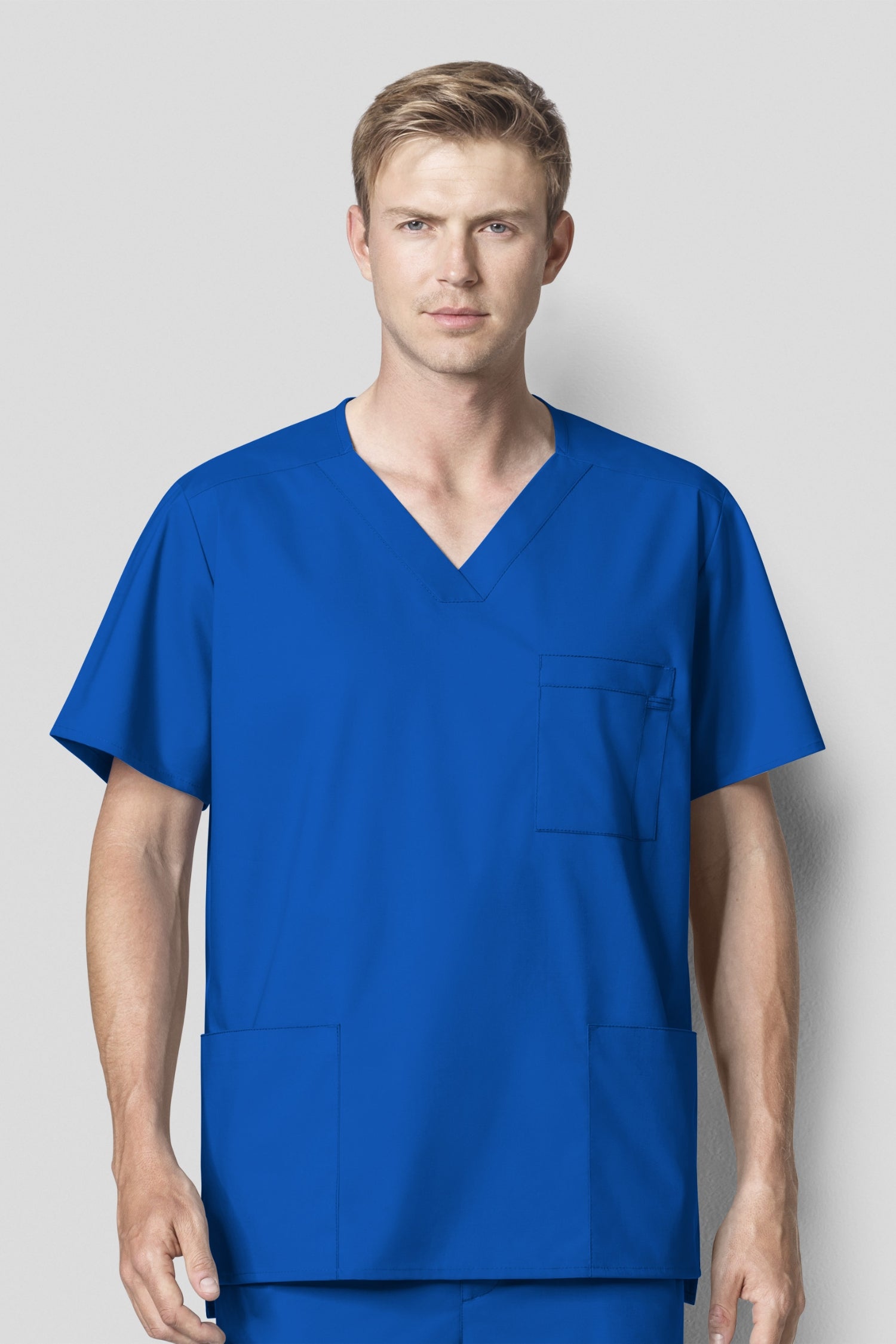 Wonderwork - Tunique médicale - Homme - Bleu royal / XS