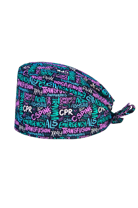 Calot Médical – Urgence & Réanimation (Motif Graffiti)