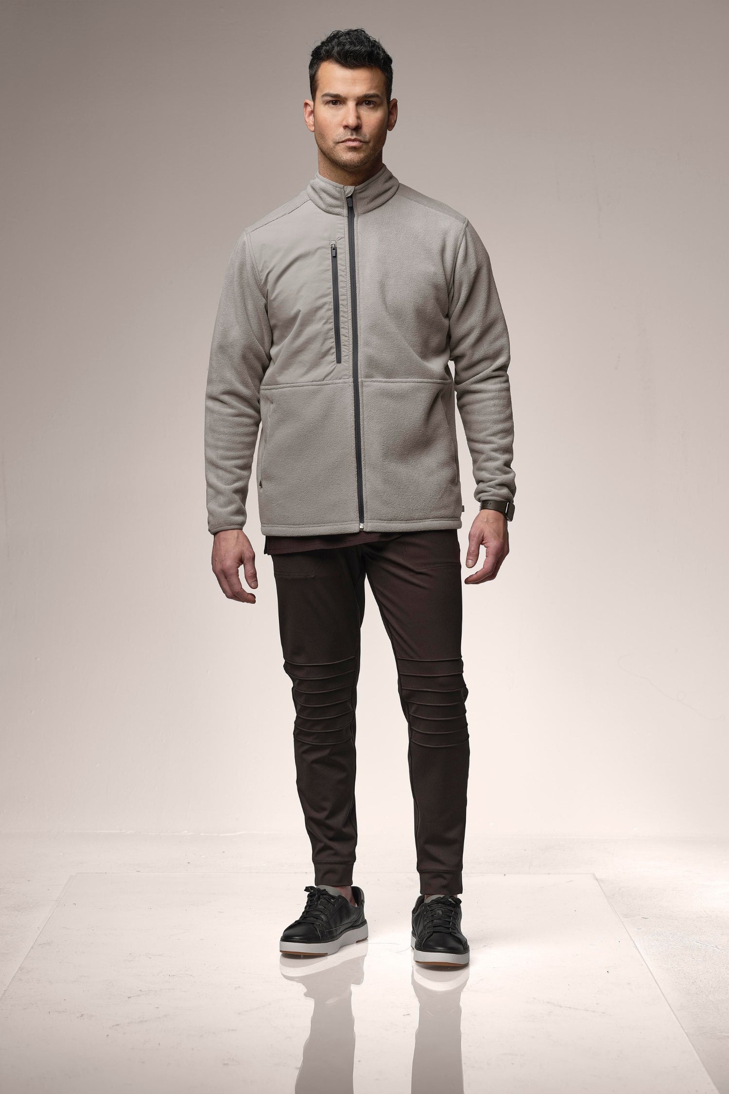 Modernfit - Veste warm-up - Homme - Gris