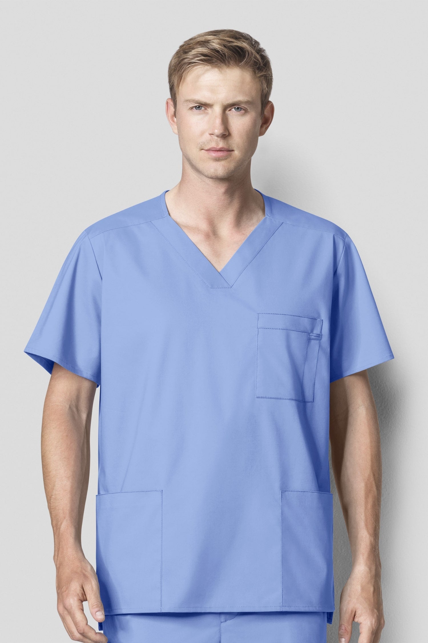 Wonderwork - Tenue médicale - Homme - Bleu ciel / XS