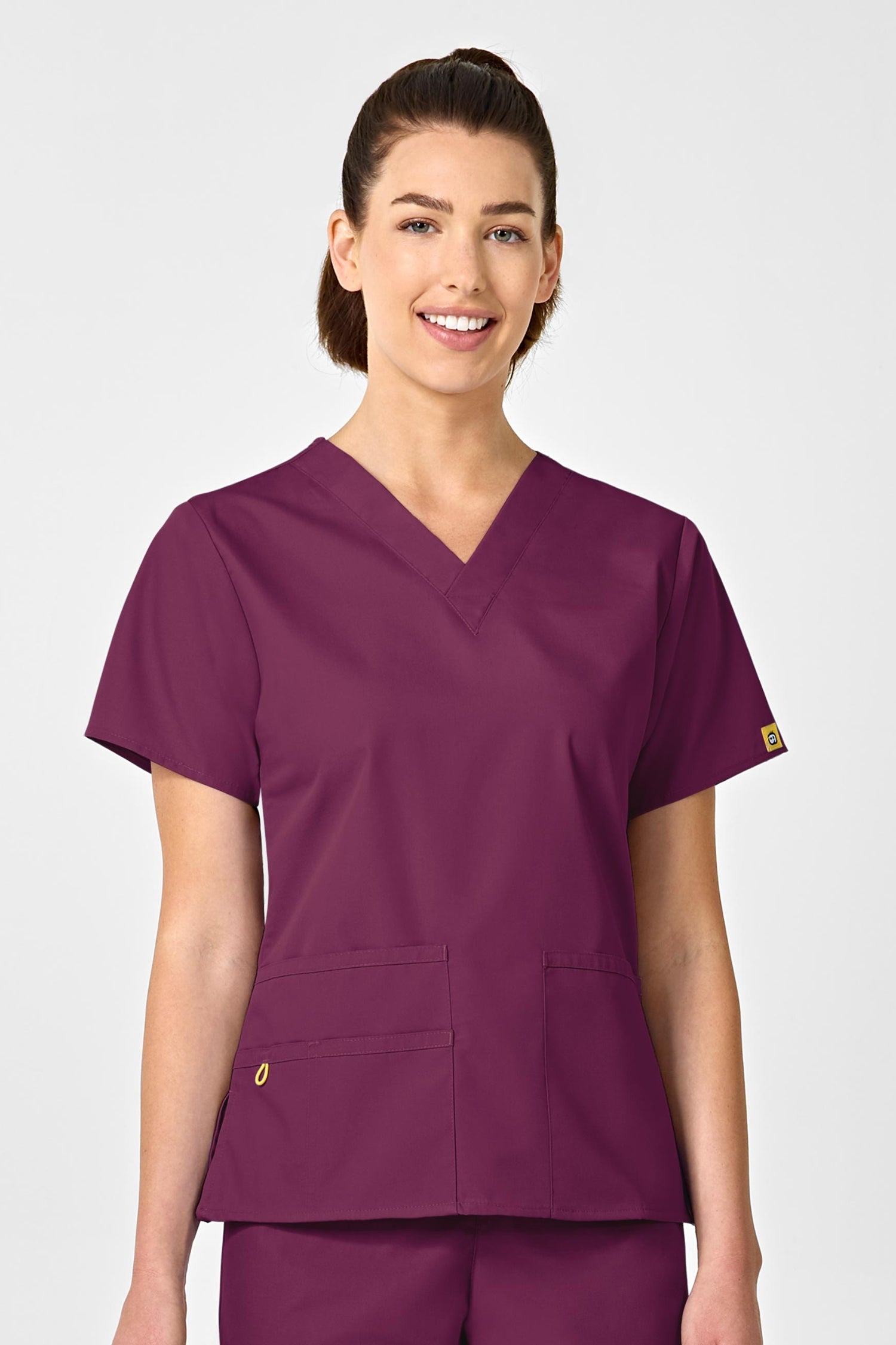 Origins - Blouse médicale - Femme - Bordeaux / XS