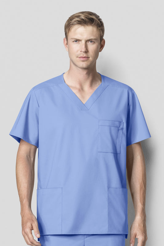 Wonderwork - Tunique médicale - Homme - Bleu ciel / XS