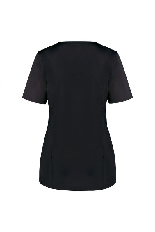 T-shirt rouge à manches courtes, coupe confortable, conforme au lavage industriel 75°C