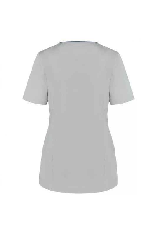 T-shirt rouge à manches courtes, coupe confortable, conforme au lavage industriel 75°C