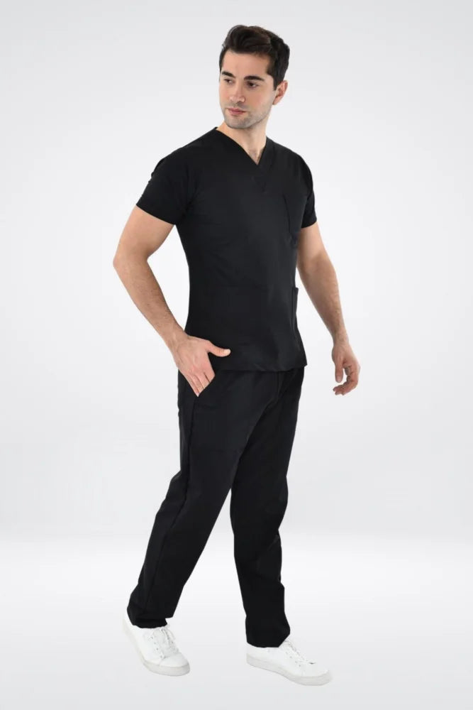 Confort - Tenue médicale - Homme - Noir / S