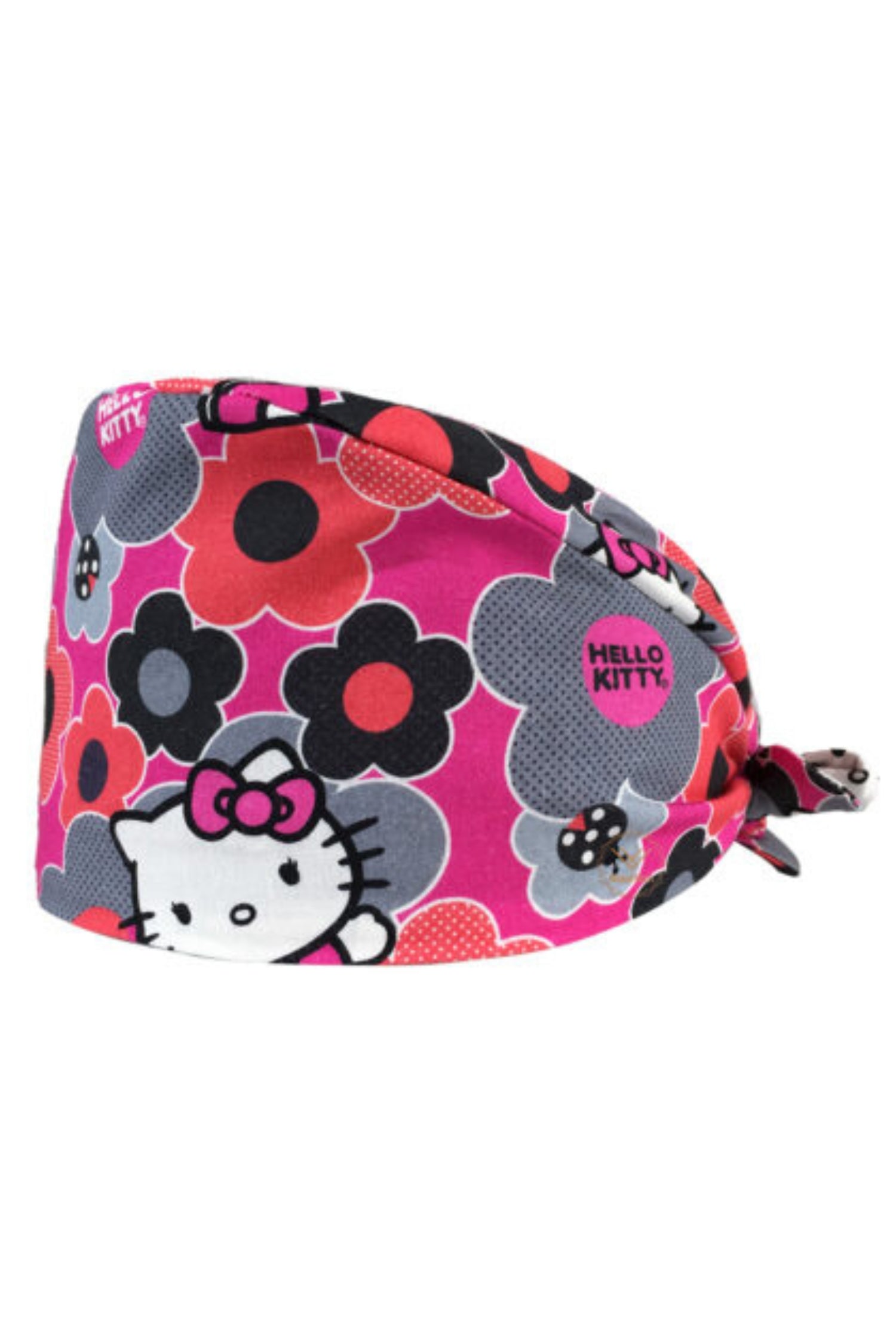 Calot médical Hello Kitty à motif floral, bandana absorbant qui s’adapte parfaitement