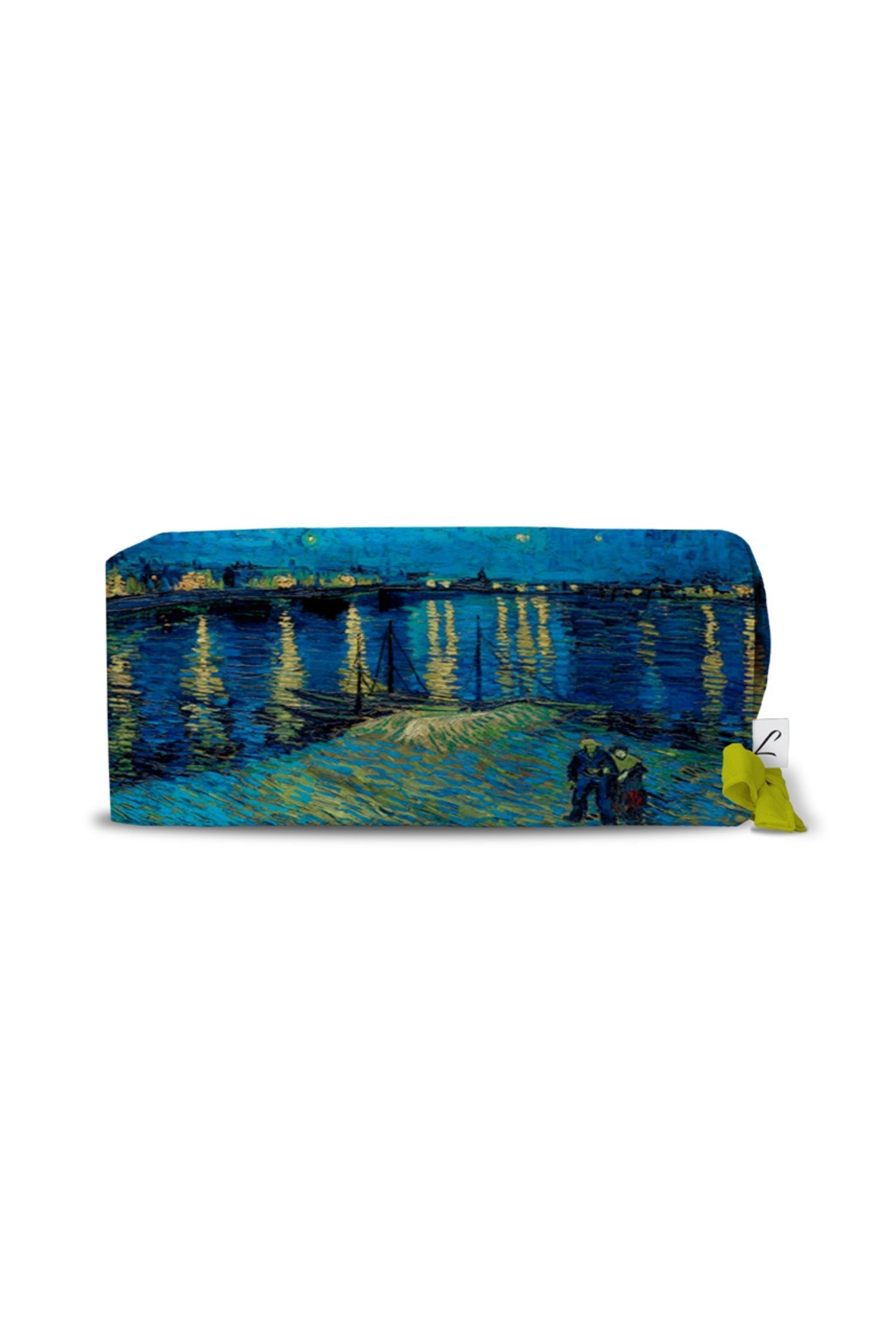 Pencil case Calot de bloc avec motifs uniques de La Nuit étoilée sur le Rhône de Van Gogh