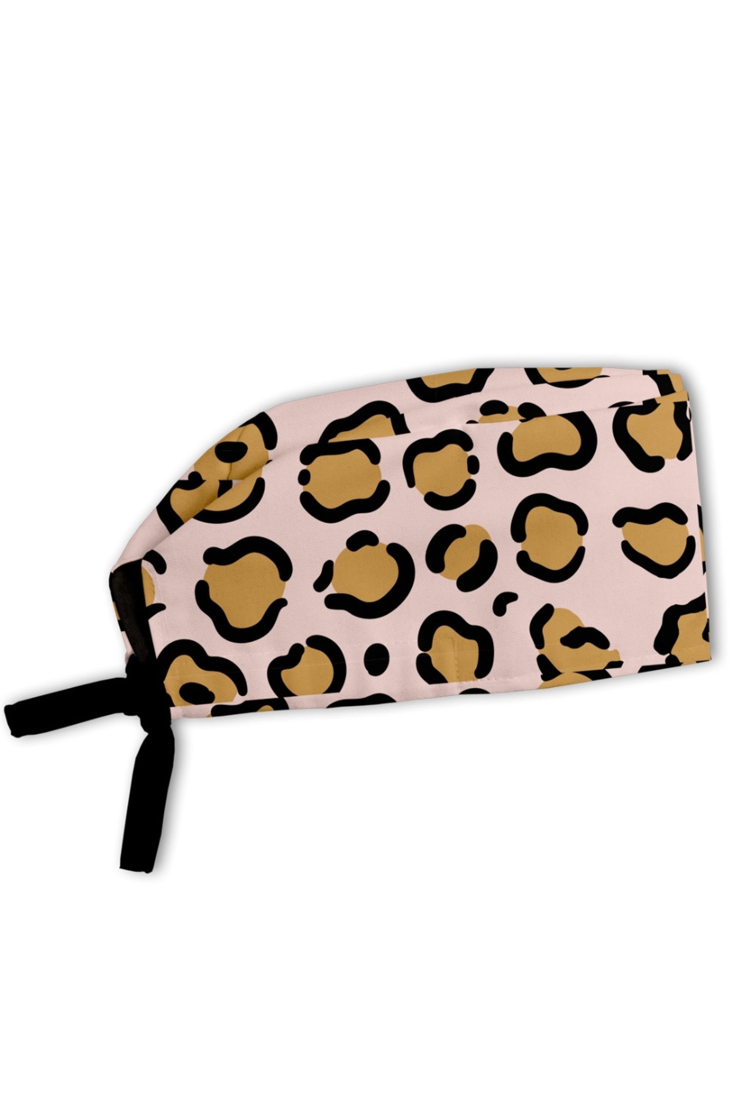 Calot Chirurgical/bouffant Imprimé Léopard - Bandeau Anti-transpiration Réglable, Lavable, Polyvalent