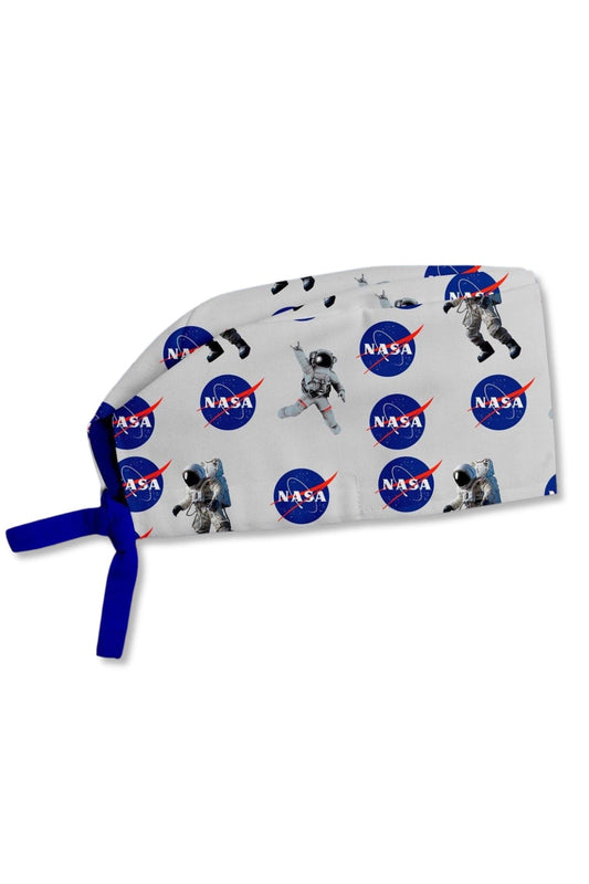 Calot médical Aelin gris avec motifs uniques NASA et designs d’astronautes