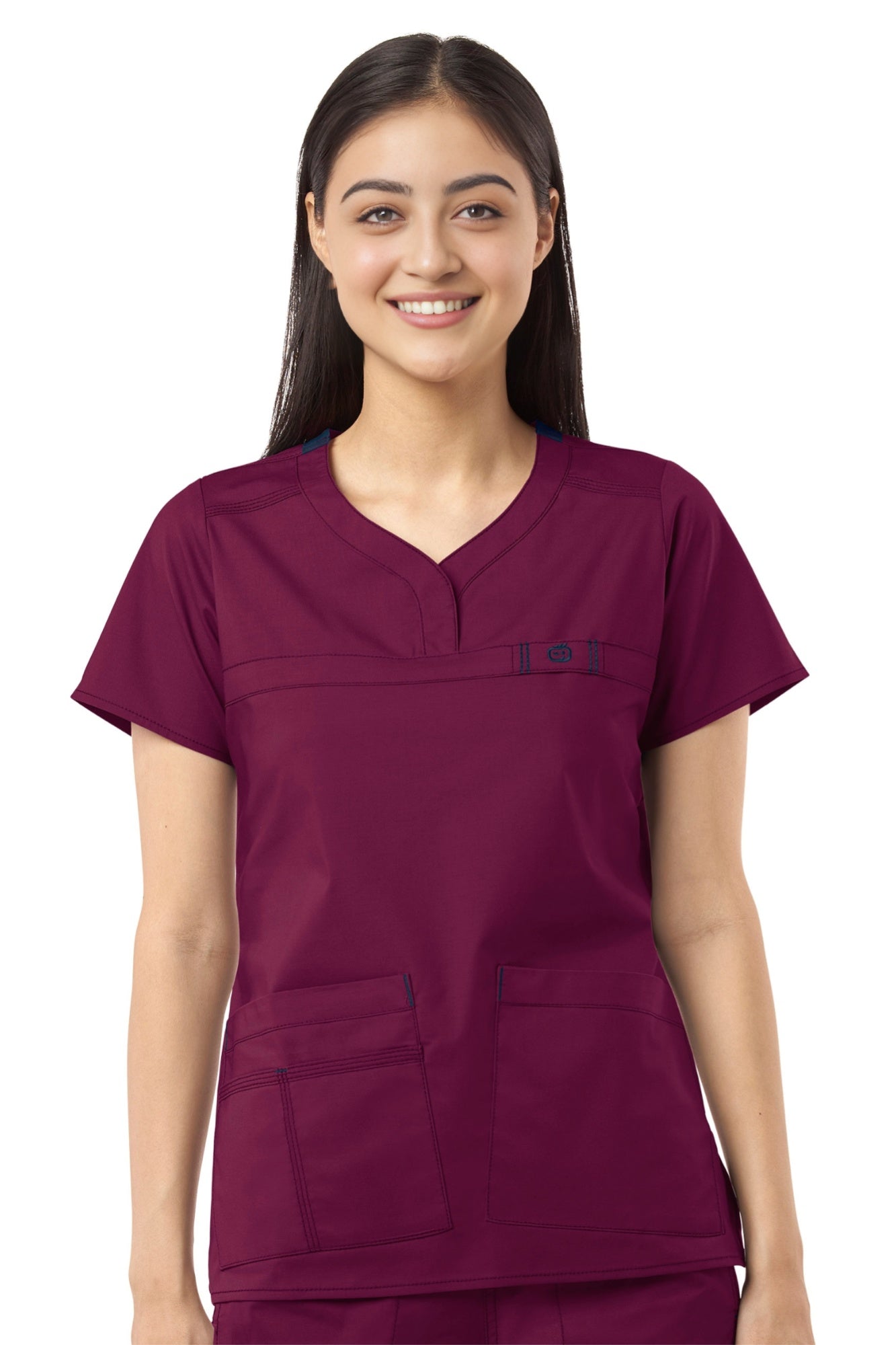 Flex - Blouse médicale - Femme - Bordeaux / XXS