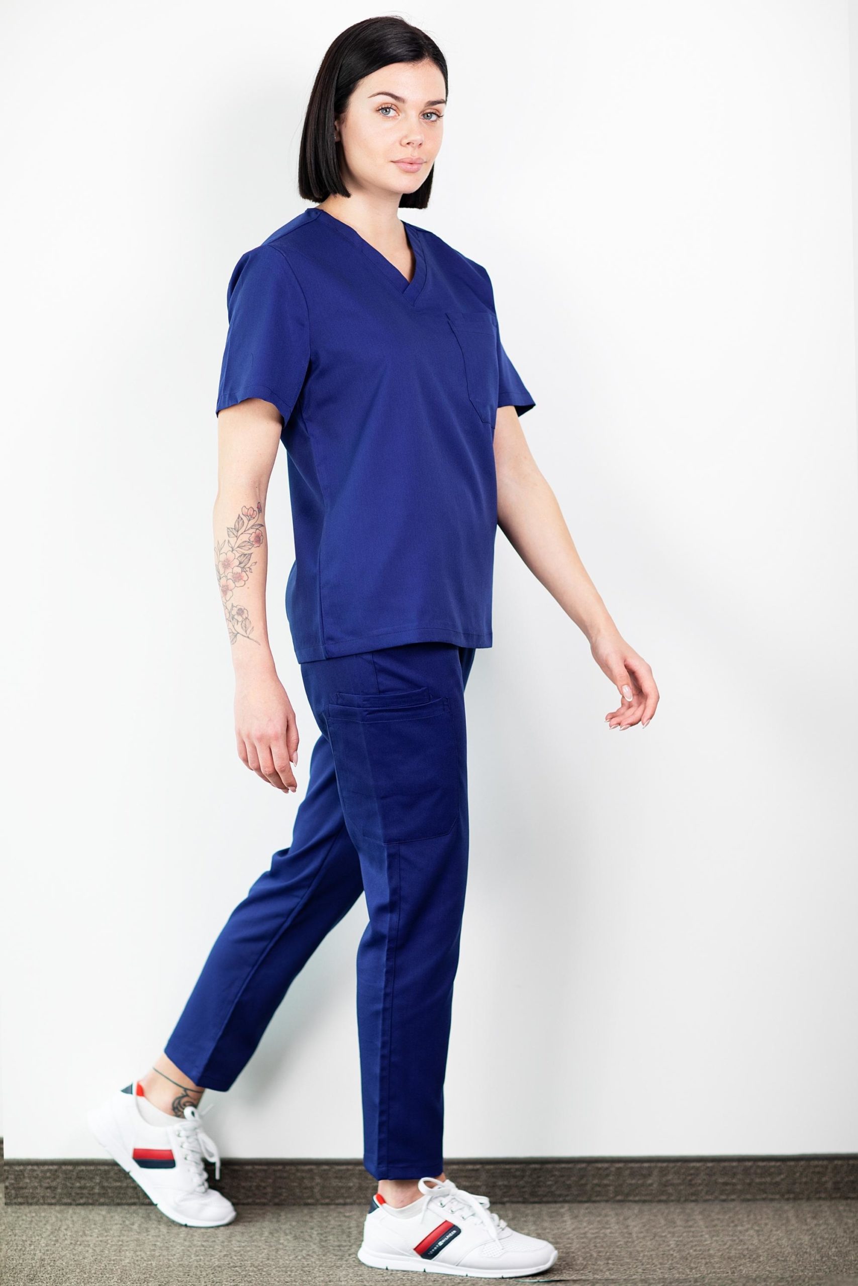 Medfit - Tenue médicale - Unisexe - Bleu outremer / S