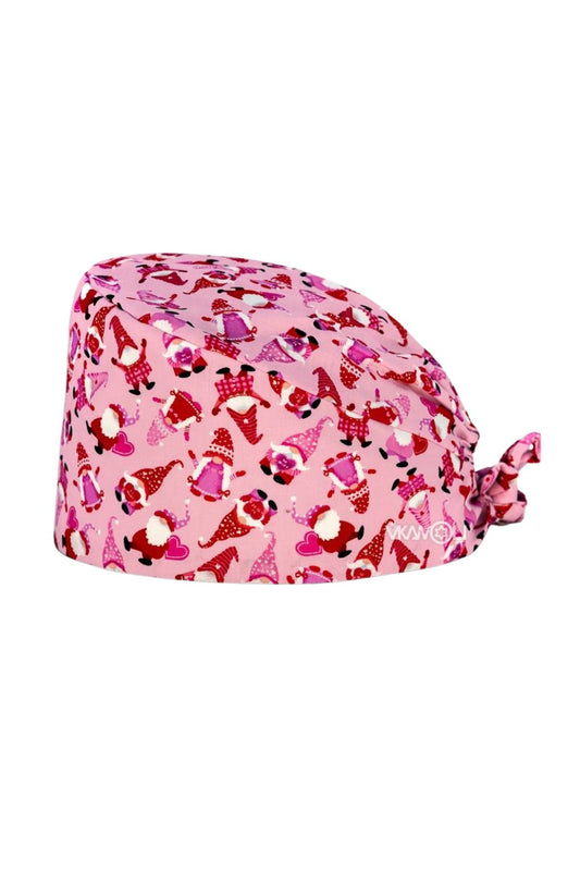 Calot de bloc tissu Noël Rose